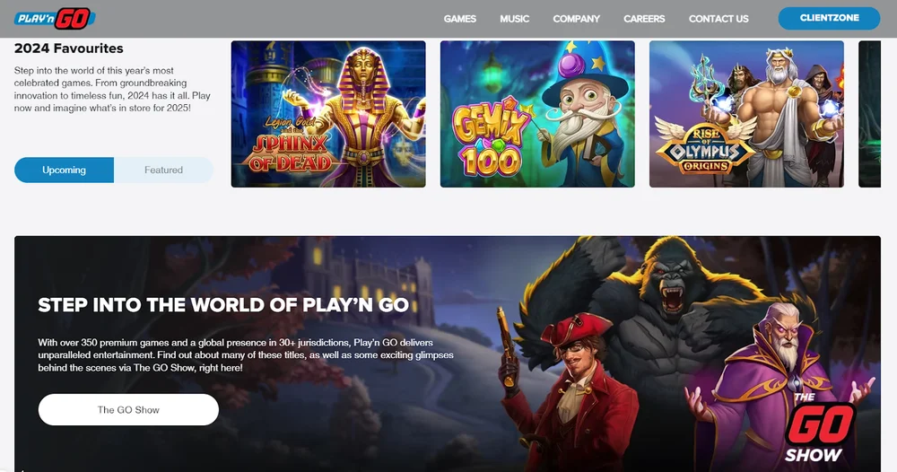 Play'n GO Official Site